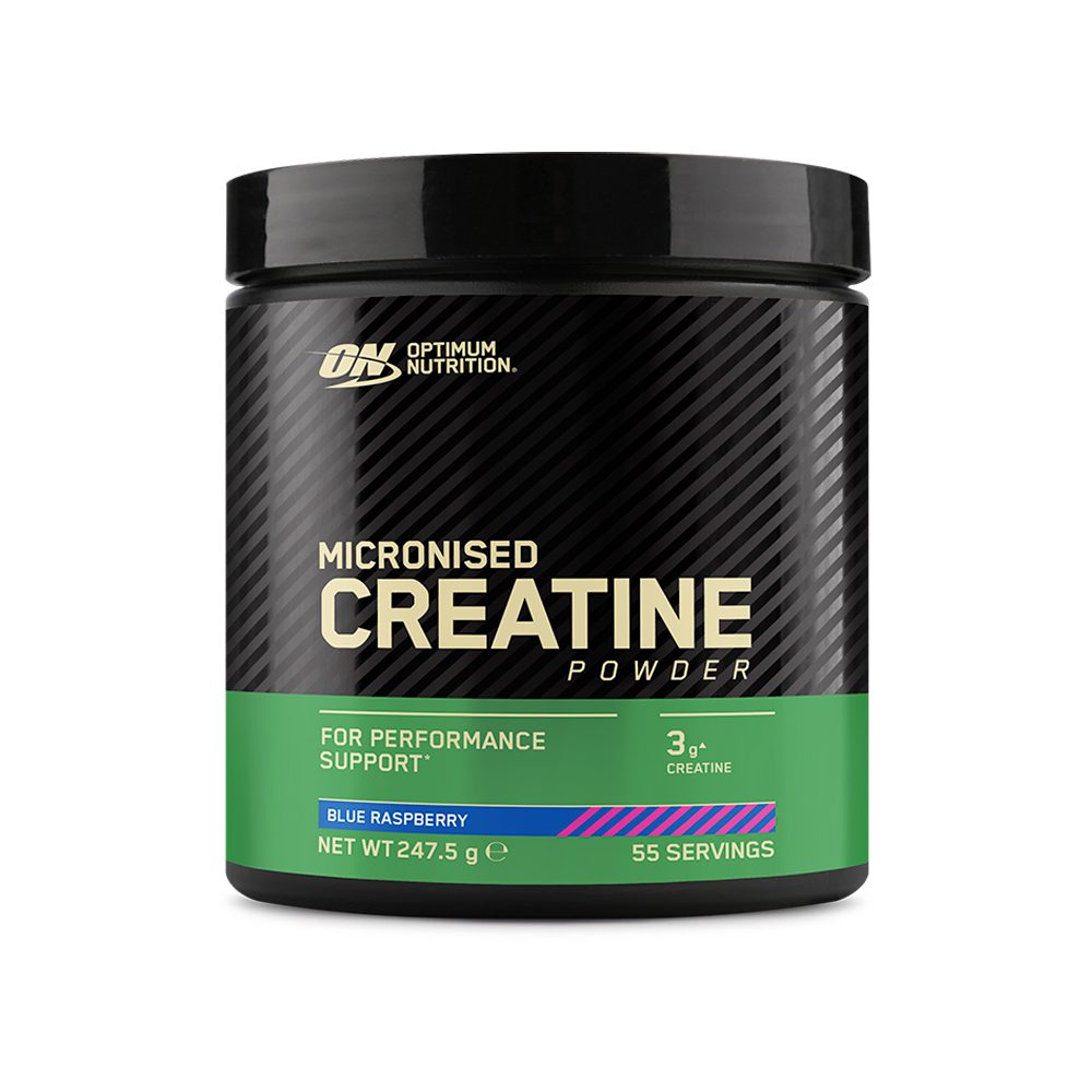 Optimum-nutrition Micronised Creatine 247,5g Sinine vaarikas — Raspberry — Powder view 1