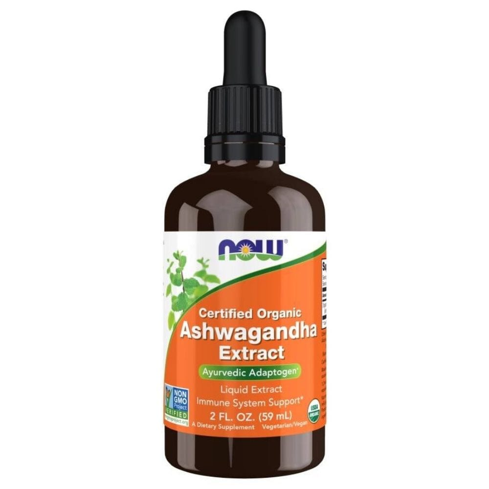 NOW Organic Ashwagandha liquid extract 59ml — Liquid - image 1 of 2