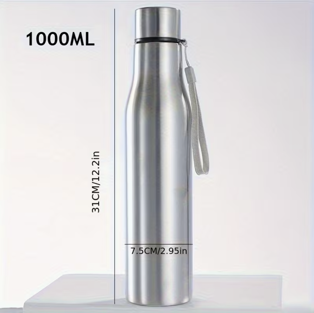 Suur roostevabast terasest veepudel 1000ml — Accessory view 1