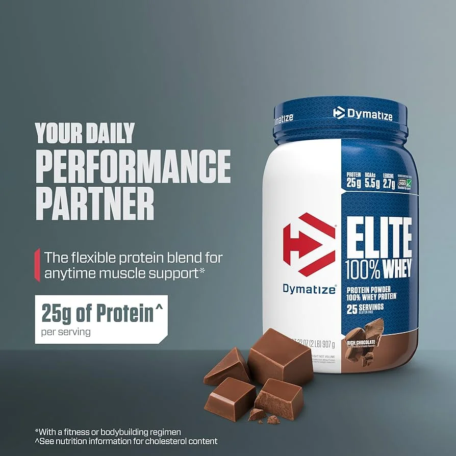 Dymatize Elite Whey 942g  Šokolaad — Chocolate — Powder view 2