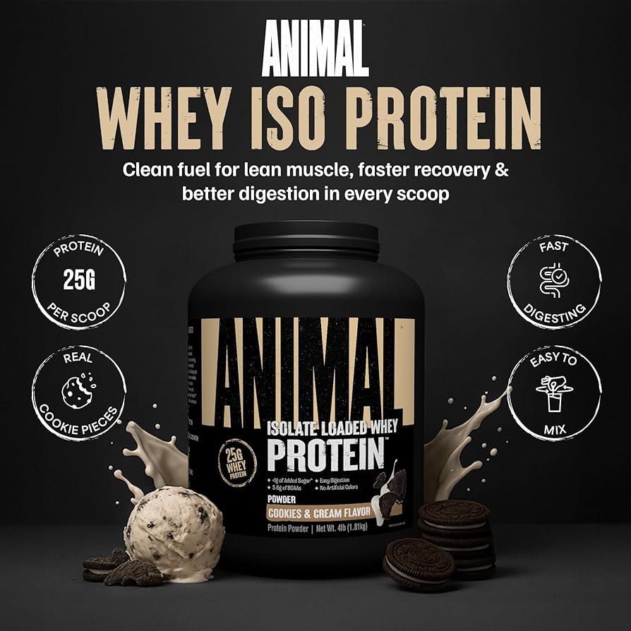 Universal Animal Whey Isolate Loaded 2.3kg Vanill — Vanilla — Powder view 2