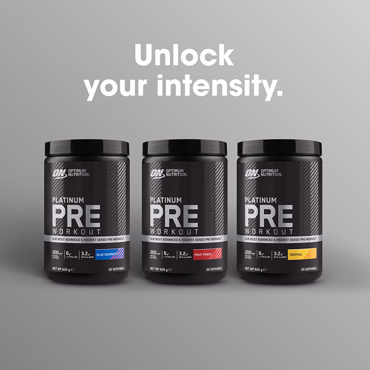 Optimum Nutrition Platinum Pre-workout 420g Puuviljapunch — Powder view 2