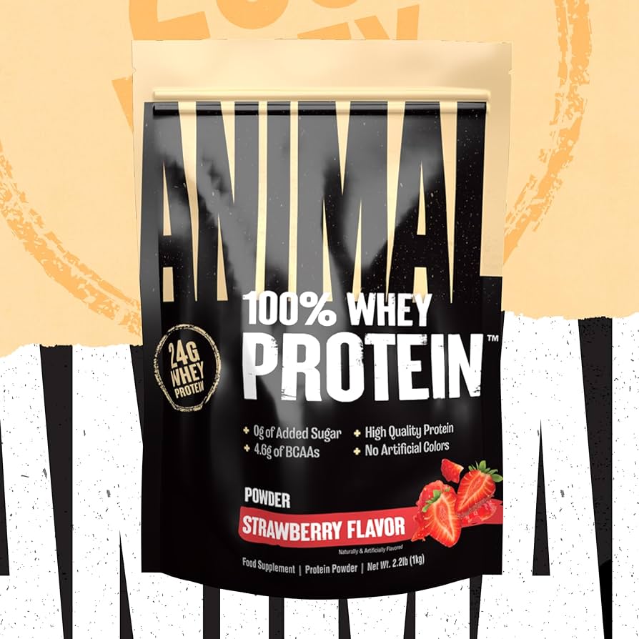 Universal Animal Whey 1000g Maasika — Mansikka — Powder - image 1 of 2