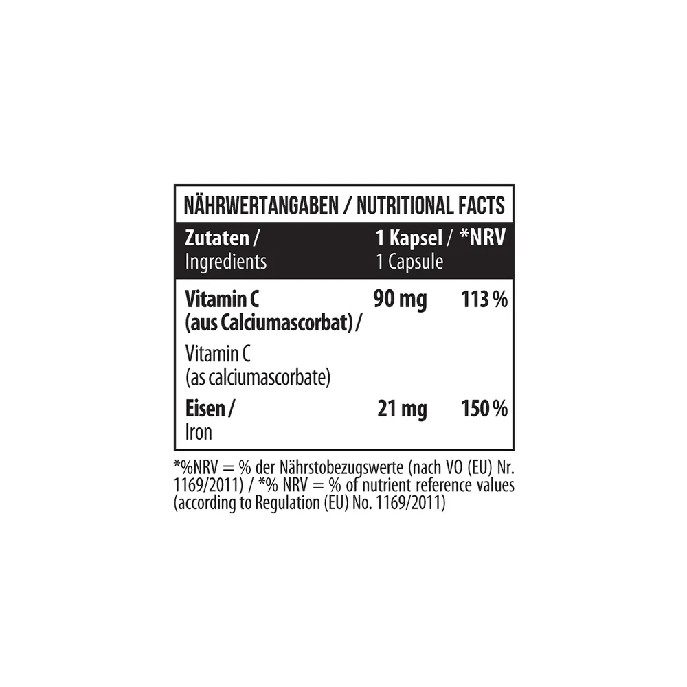 MST Iron bisglycinate 21mg 60caps — Capsules view 4