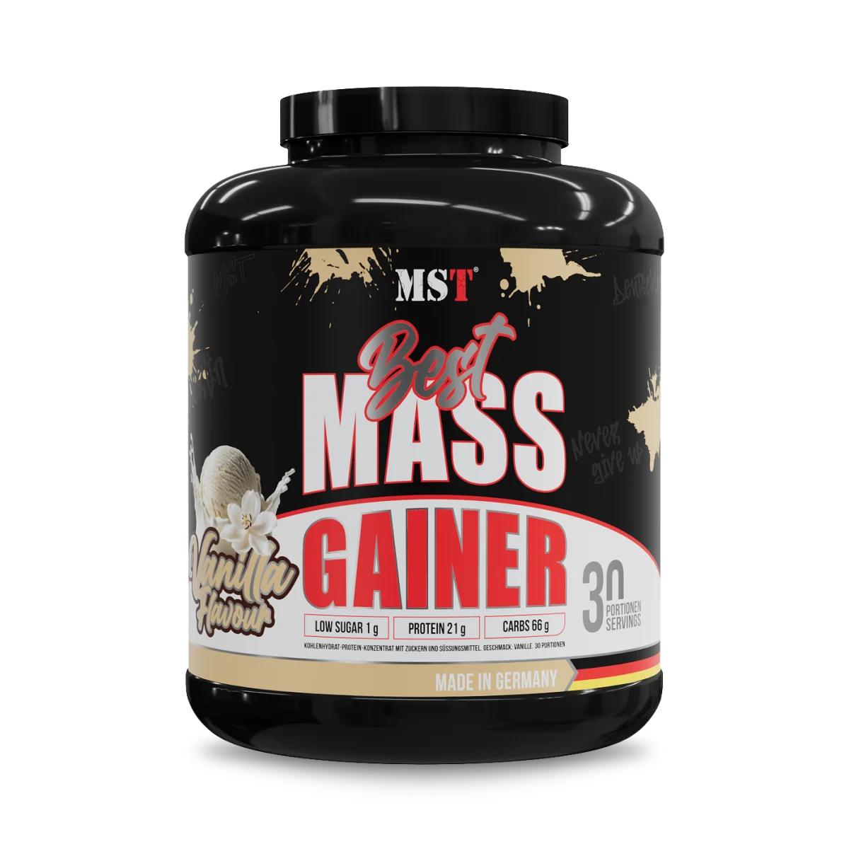 MST Mass Gainer Vanill 3kg — Vanilla view 1