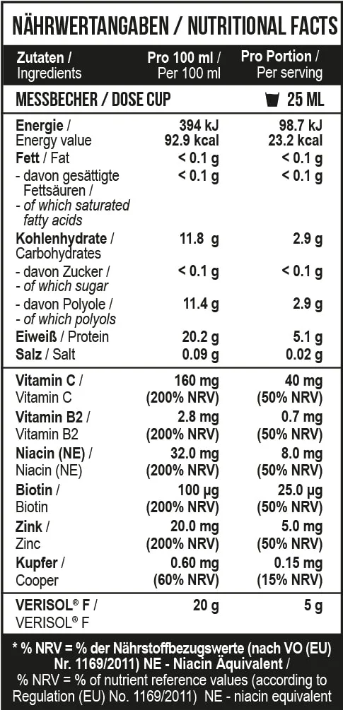 MST Fish Collagen Peptides + Verisol® 1000 ml Maasika-kiivi view 4