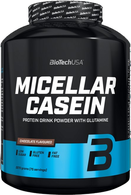BIOTECHUSA Micellar Casein 2270g Šokolaad