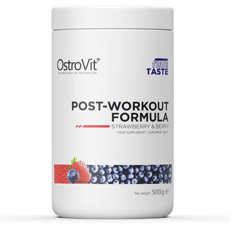 OstroVit Post-Workout Formula 500g Maasikas-marja — Strawberry — Powder view 1