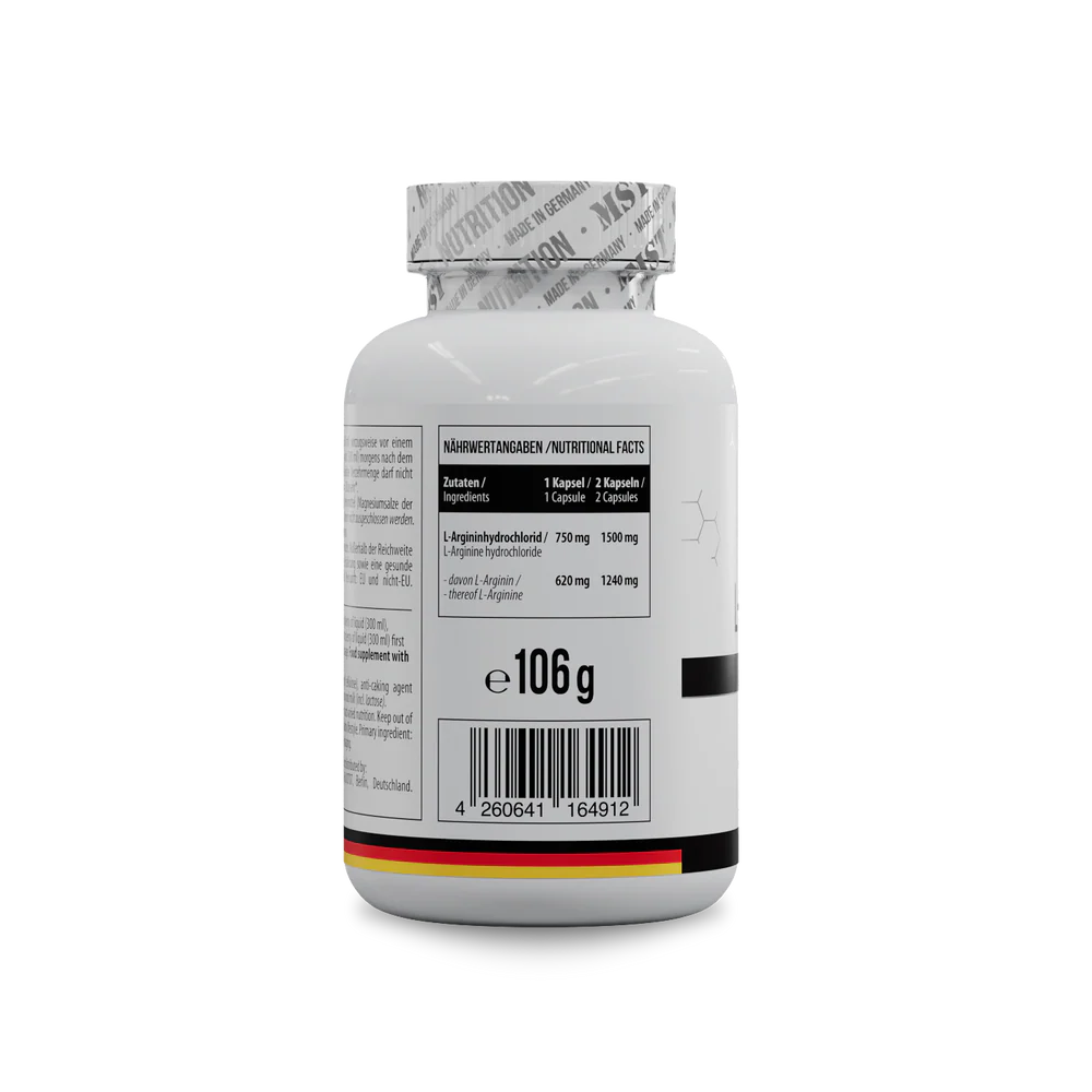 MST L-Arginine 120caps — Capsules view 2