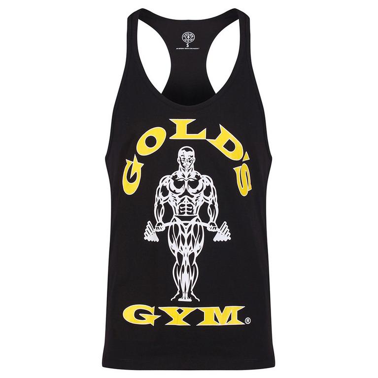 Gold’s Gym GG Muscle Joe Vest Black L view 1