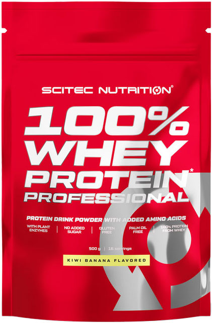Scitec 100% Whey Protein Professional 500g Kiivi-banaan