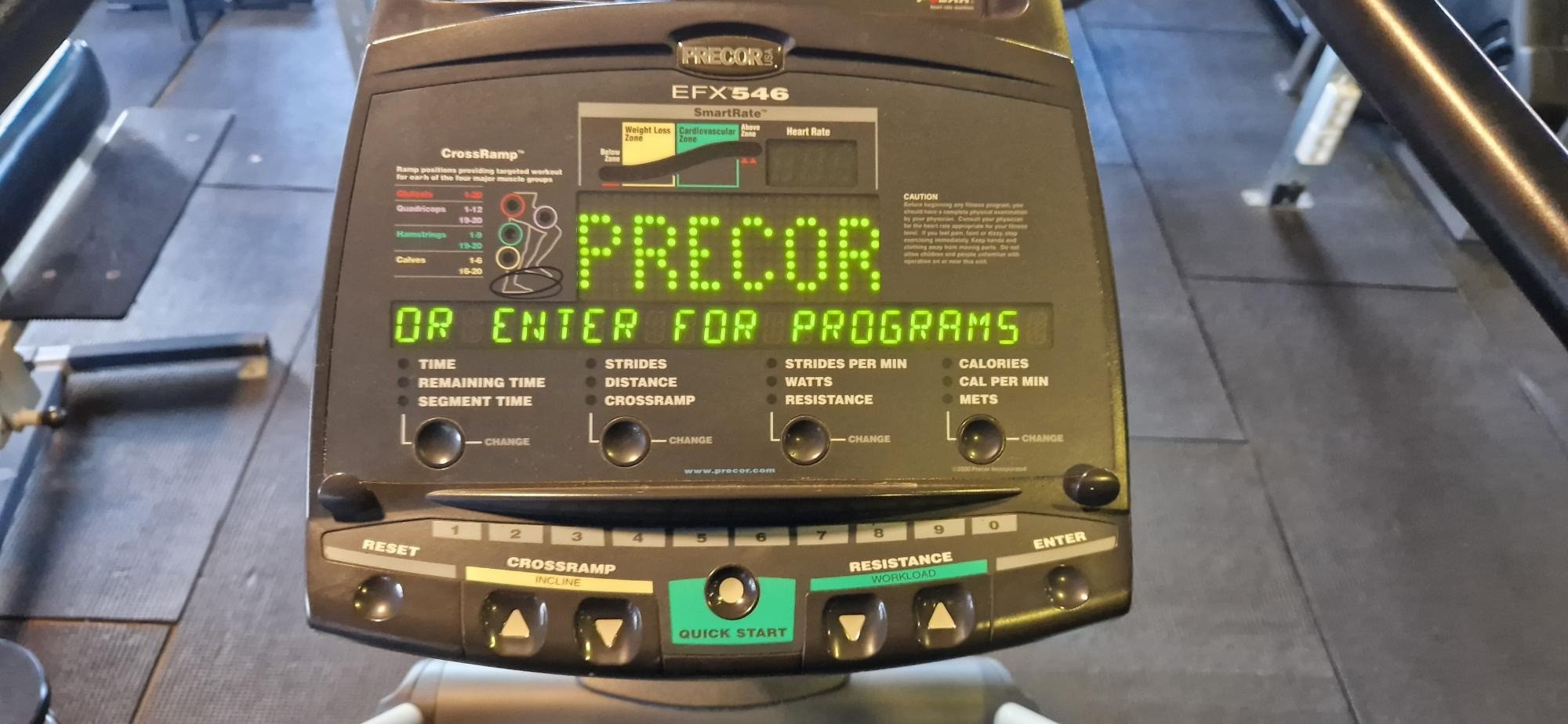 Kasutatud Precor Crosstrainer EFX546 view 2