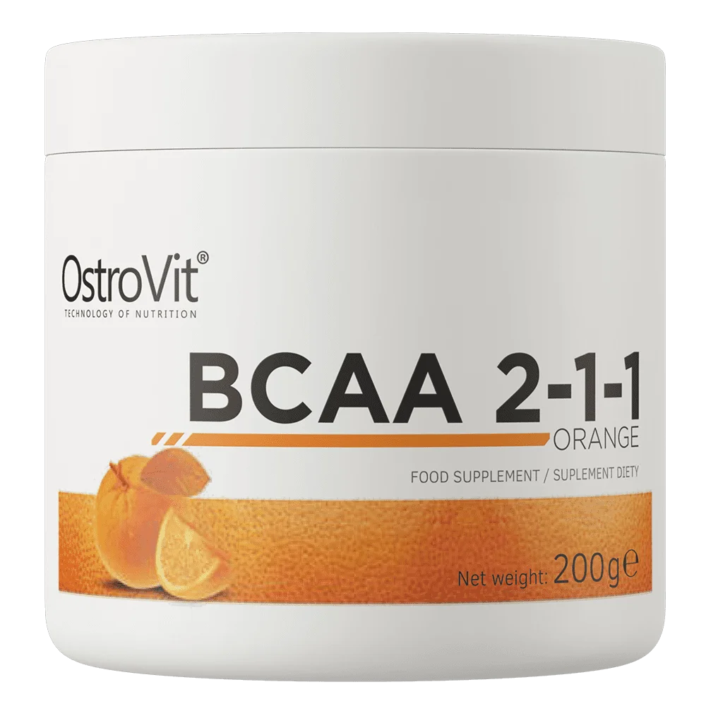 OstroVit BCAA 2-1-1 200g Apelsin — Orange — Powder - image 1 of 3