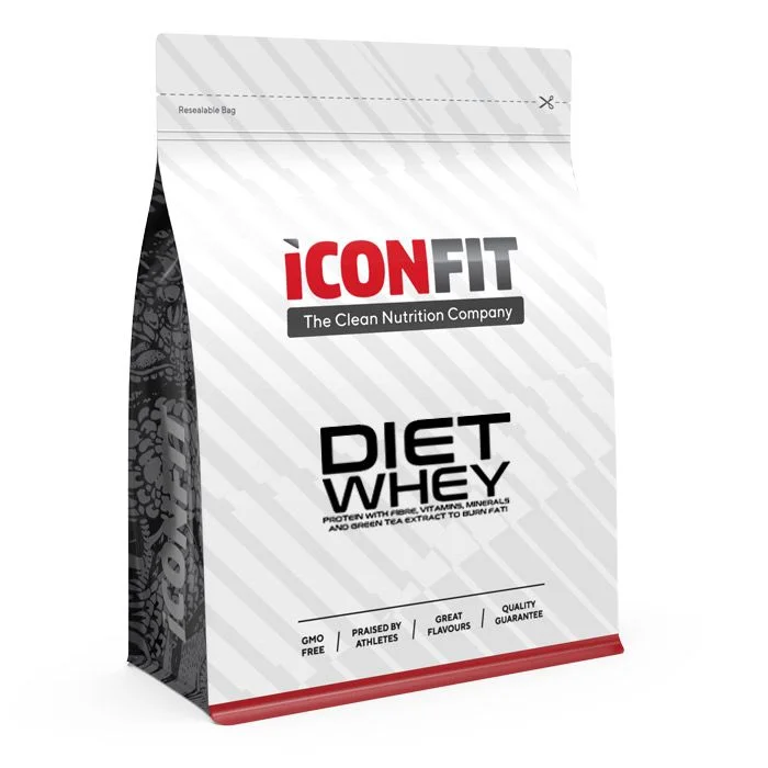ICONFIT Diet Whey 1kg Maasikas — Strawberry — Powder - product image
