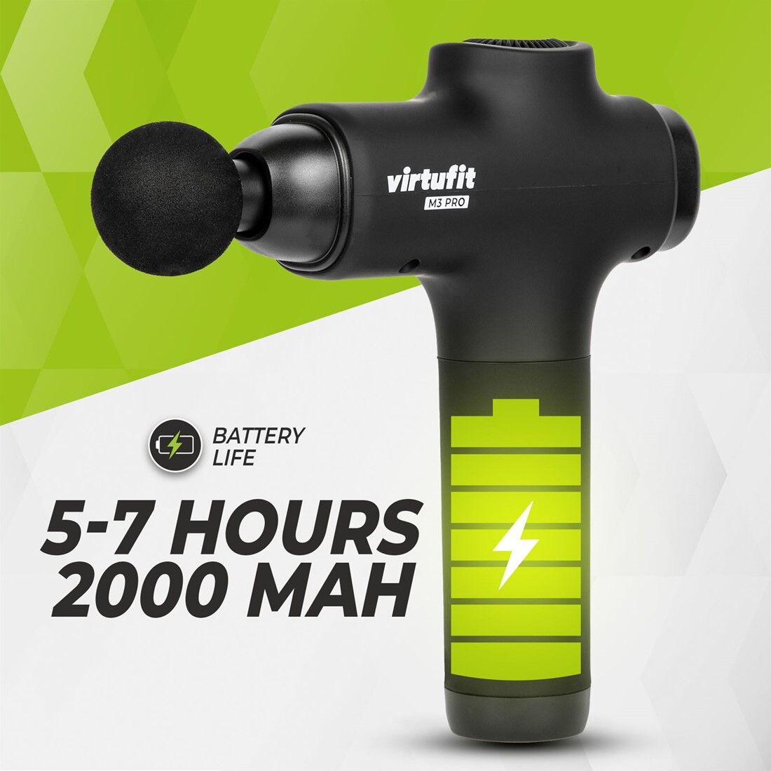 Massaažipüstol Virtufit M3 Pro Premium 6 otsikut view 4