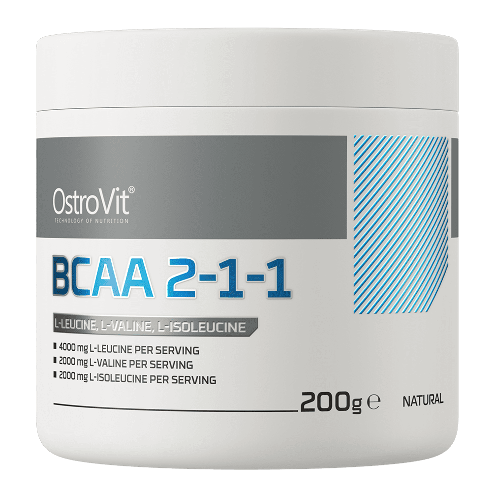 OstroVit BCAA 2-1-1 200g Naturaalne — Unflavored — Powder view 1