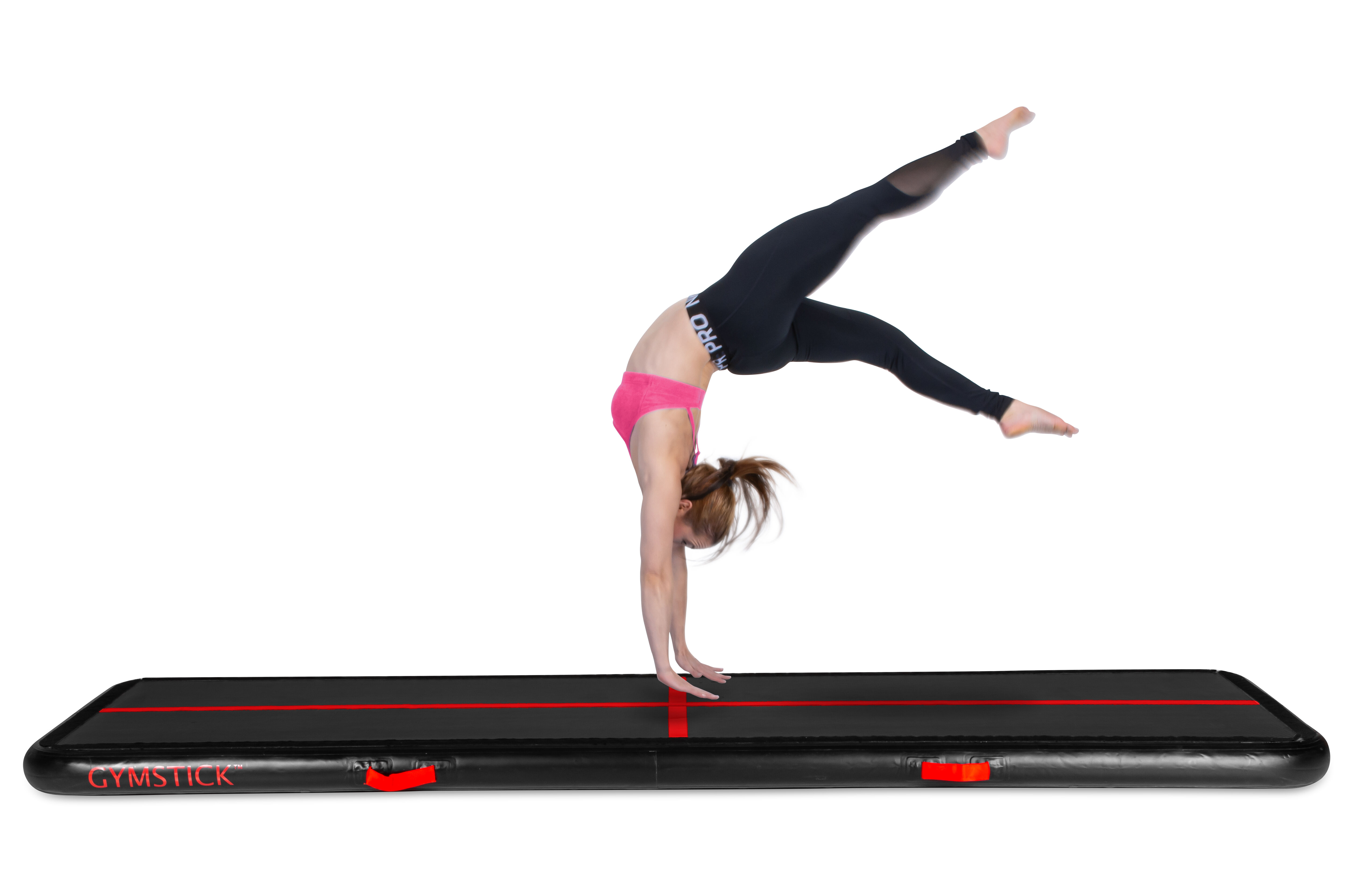 Õhkrada Gymstick Air Track must/punane view 2