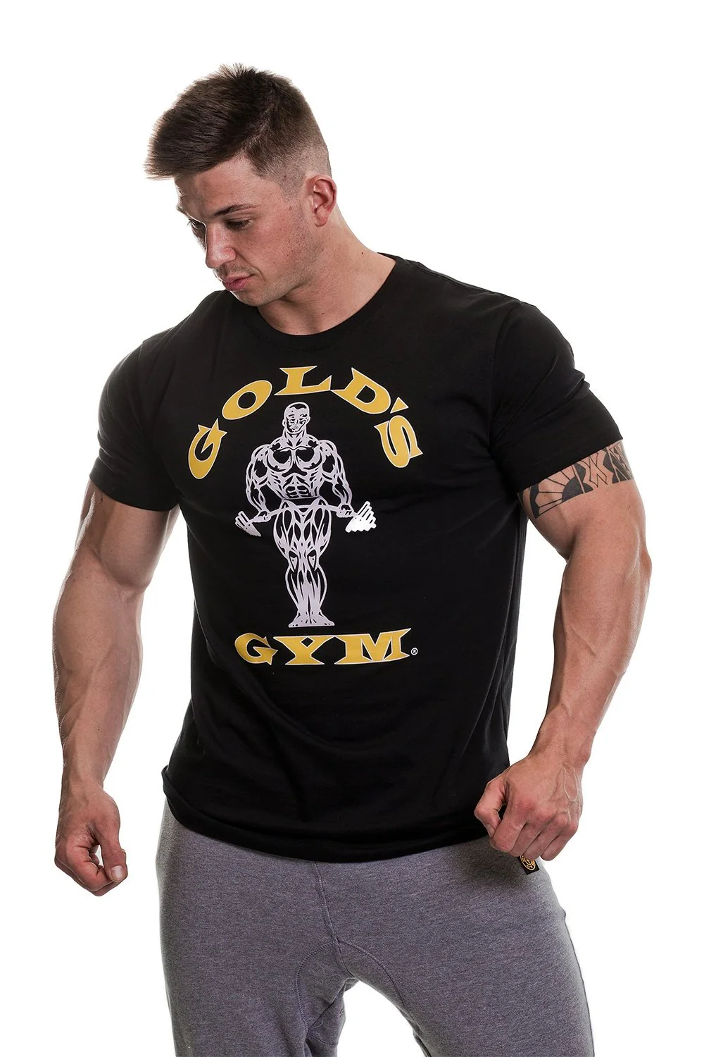 Gold’s Gym GG Muscle Joe Tee Black S view 2