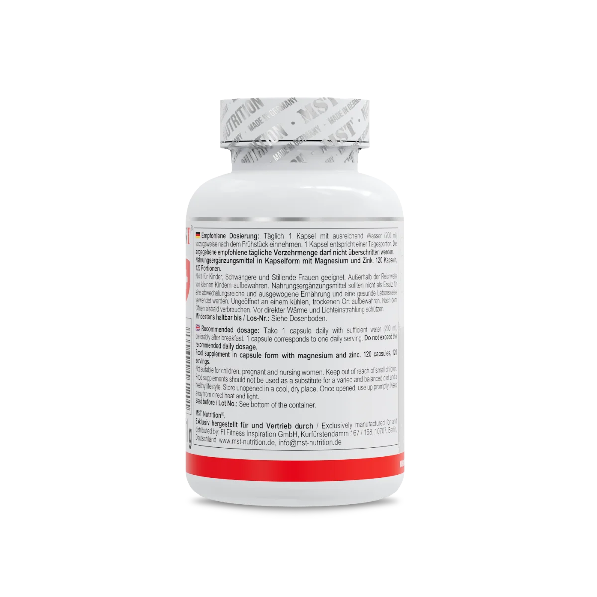 MST Zinc B6 Magnesium 120caps — Capsules view 3