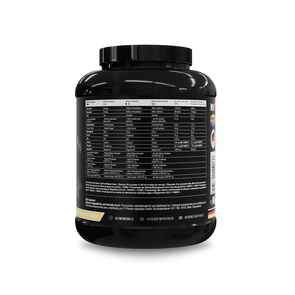 MST Protein Best Whey + Enzymes 900g Šokolaad — Chocolate — Powder view 2