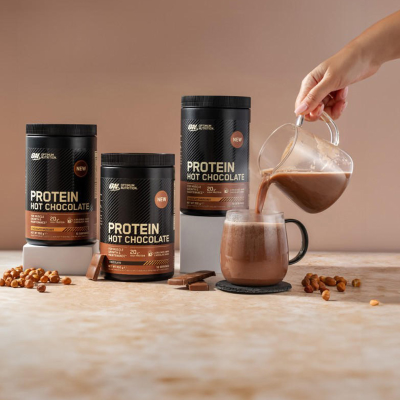 Optimum Nutrition Protein Hot Chocolate 350g Šokolaad — Chocolate — Powder view 2