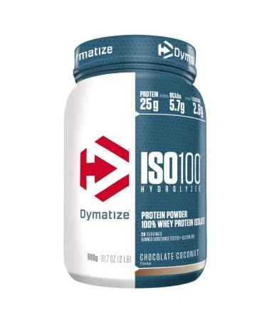 Dymatize ISO 100 932g Šokolaadikookos — Kokoss Sokolade — Powder view 1