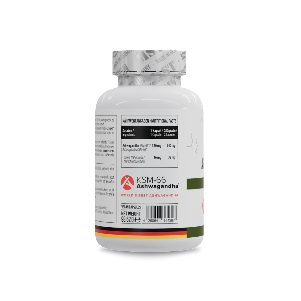 MST Ashwagandha KSM66 120caps — Capsules view 3
