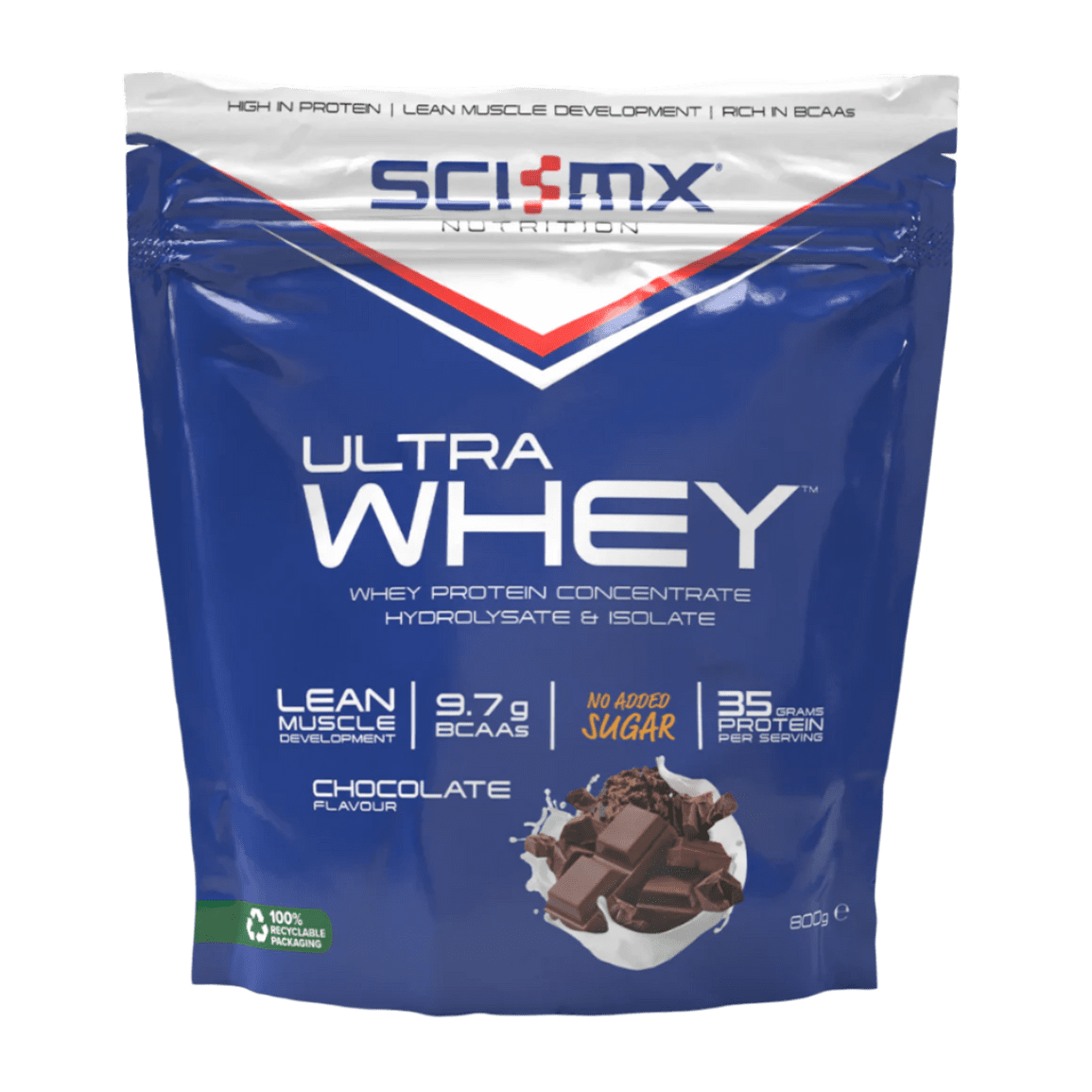Sci-Mx Ultra Whey 2kg Šokolaad — Chocolate — Powder - image 1 of 2