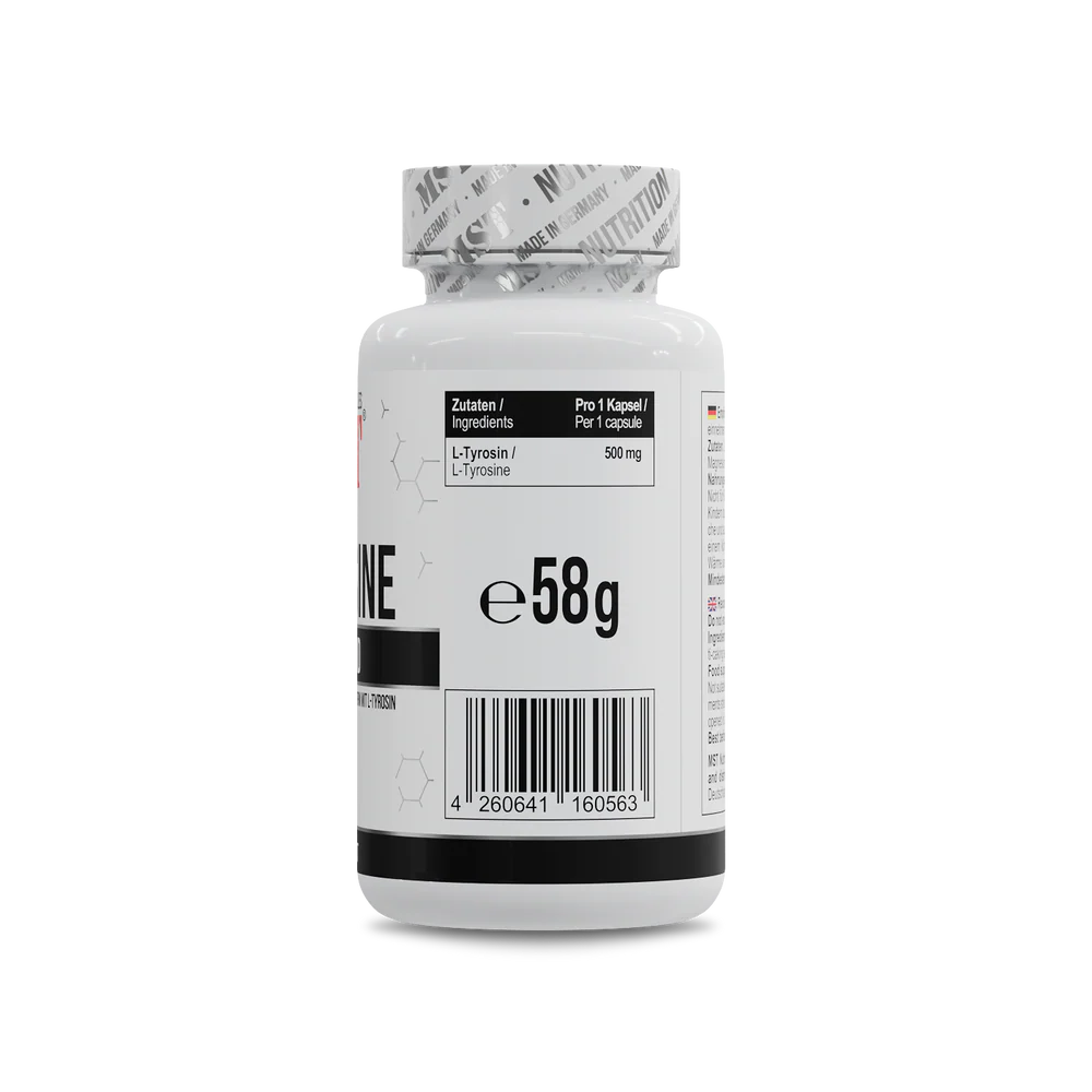 MST L-Tyrosine 500mg 90caps — Capsules view 2