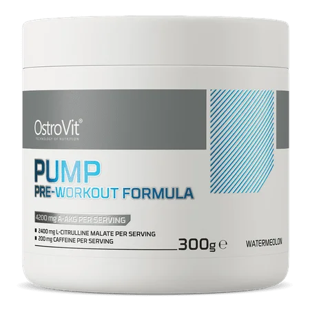 OstroVit Pump Pre-Workout formula 300g Arbuus — Melon — Powder view 1