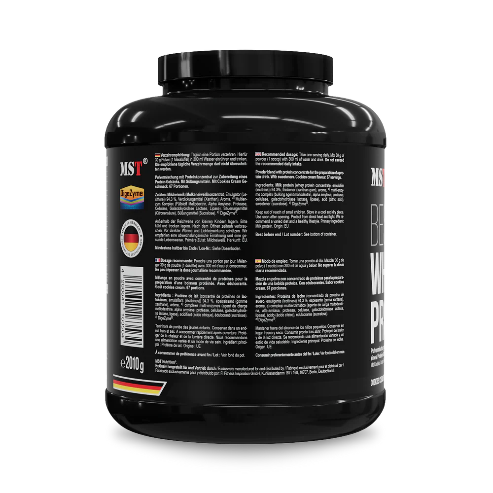 MST Protein Best Whey + Enzymes 2010g Küpsised ja kreem — Cookies — Powder view 3