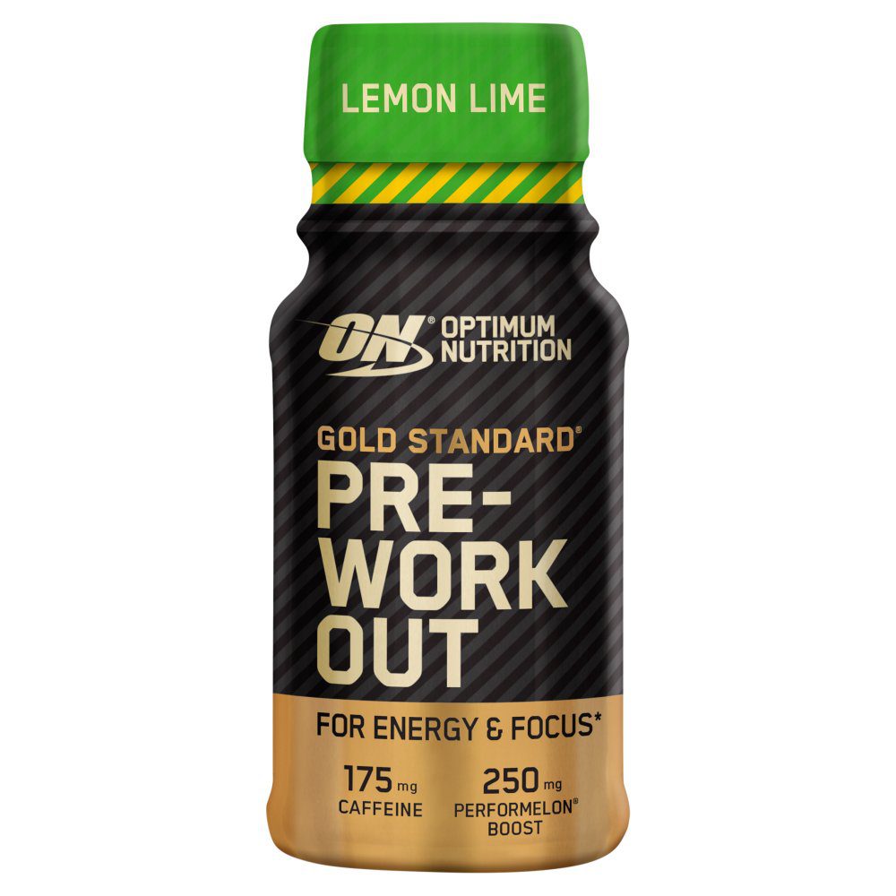 Optimum-nutrition Gold Standard Pre-workout shots 60ml Sidruni-laim — Citrona Laima — Capsules - image 1 of 2