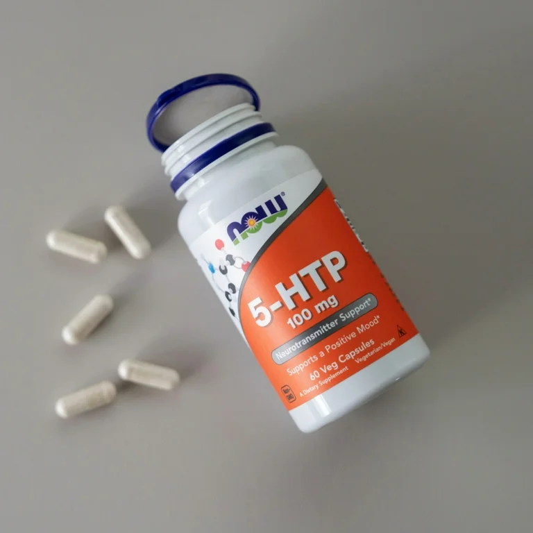 NOW 5-HTP 50mg 90 veg caps — Capsules view 3