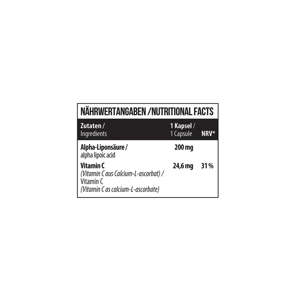 MST Alpha Lipoic Acid 200mg + vitamin C 60caps — Capsules view 4