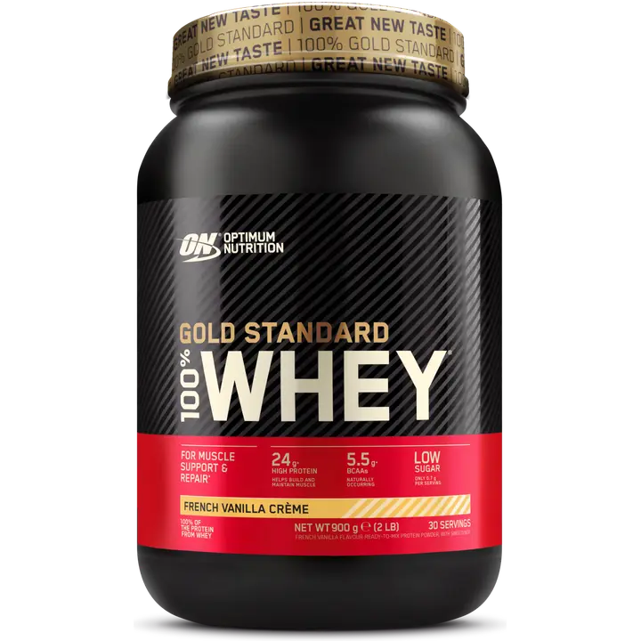 Optimum-nutrition Gold Standard 100% Whey 900g Prantsuse vaniljekreem — Vanilla — Powder - image 1 of 2